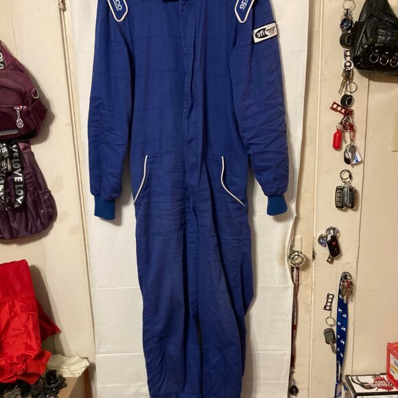 SPARCO F1 Non fireproof crew suit Technician overalls size Large - Picture 3 of 7